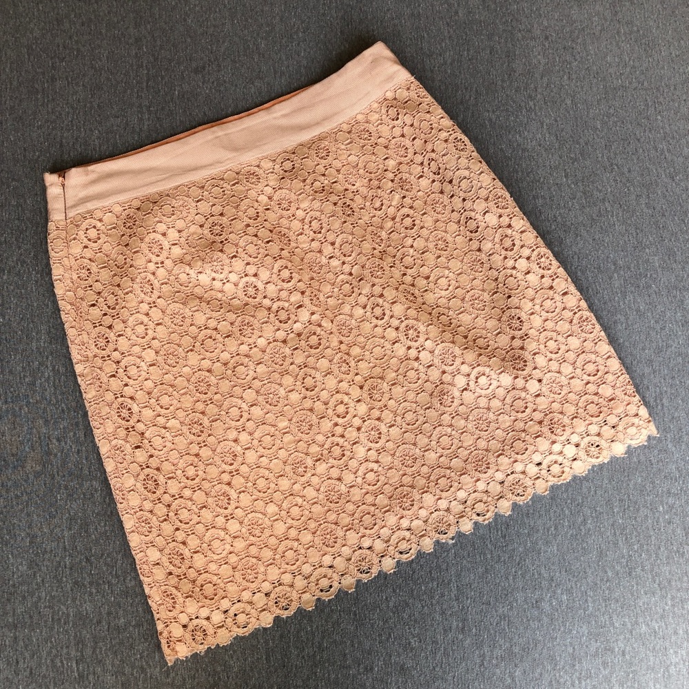 Forever 21 blush lace skirt